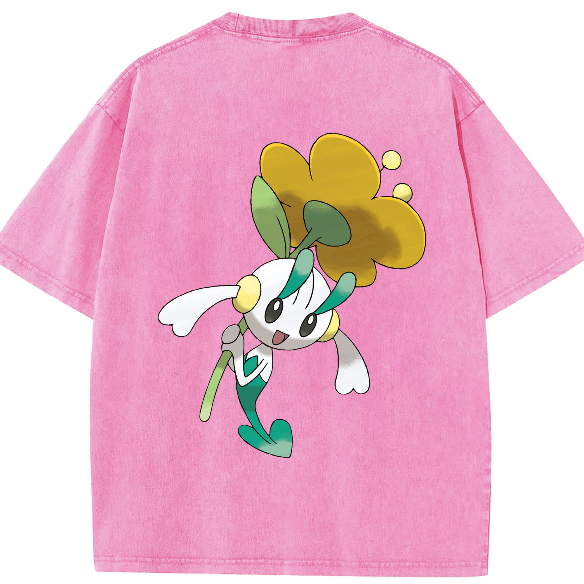 （画像用） ポケットモンスター Pokémon 綿100% ヴィンテージ風 半袖Tシャツ（背面プリント）